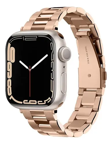Pulsera Metalica Compatible Con Apple Watch 38mm A 40mm Suela 2.3 Cm - Imagen 2