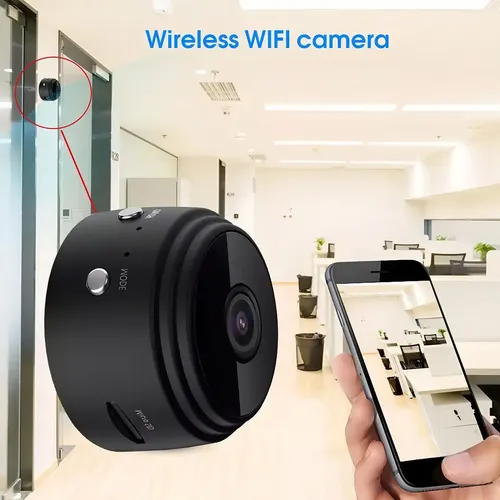 Camara De Seguridad Mini Camara A9 2mp Vision Nocturna Color Negro - Imagen 6