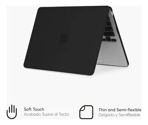Estuche Protector Macbook M2 M3 M4 M5 Air 13.6 A2681 Negro - Imagen 4