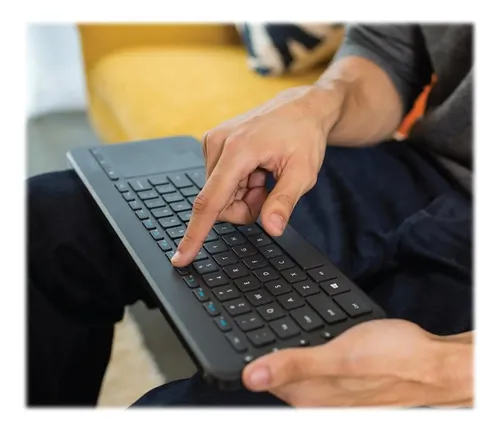 Teclado Inalambrico Microsoft Con Touchpad Mouse Incorporado Negro - Imagen 6