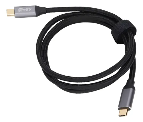 Cable Usb-c A Usb-c 3m Compatible Macbook iPad iPhone Negro Negro