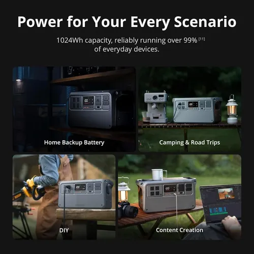 Dji Power 1000 V2 Estación Ups Portatil 2600w Generador - Imagen 4