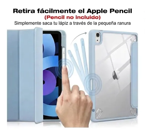 Estuche Protector Compatible iPad 10.9 11va Y 10ma Gen Apple Azul Acero - Imagen 2