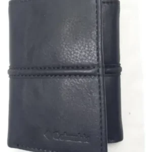Billetera Columbia Cuero Original Local Fisico Negro