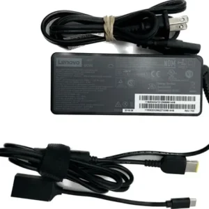 Cargador Lenovo Thinkpad 90w 4.5a Punta Amarilla Más Tipo C Negro