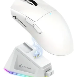 Mouse Gamer Attack Shark X11 Con Base De Carga Magnética