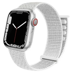 Pulsera De Nylon Compatible Con Apple Watch 38mm / 40mm Gris 2.3 Cm