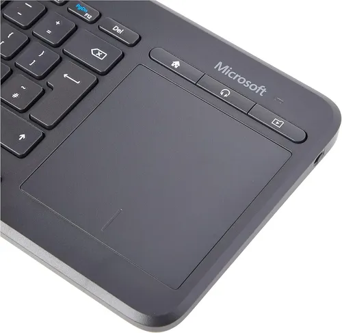 Teclado Inalambrico Microsoft Con Touchpad Mouse Incorporado Negro - Imagen 5