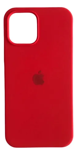 Estuche Case Carcasa Silicona Compatible Con 16 Pro Max Rojo Liso - Imagen 2
