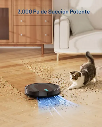 Aspiradora Y Trapeador Robot Proscenic 850t 3000pa Potente Negro - Imagen 6