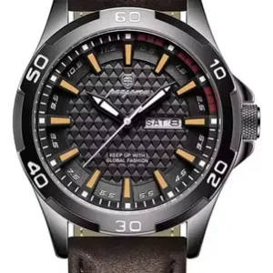 Relojes Casuales Luminiscentes Paazomu M895 Para Hombre Marrón Oscuro Negro