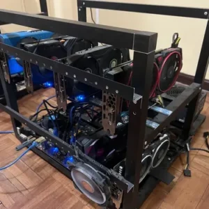 Rig De Mineria Amd Rx 580 De 8gb Minero Listo Para Minar