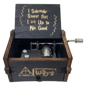 Caja Decorativa Musical De Madera Temática Harry Potter Marrón Oscuro Harry Potter