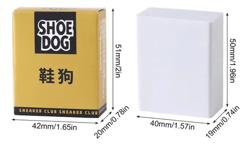 Limpiador De Calzado Shoe Dog Sneaker Club Gamuza Cuero Blanco - Imagen 7