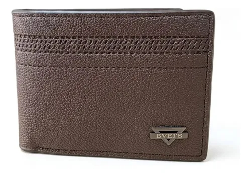 Billetera Bvei's Elegante Portadocumentos Cuero Sintético Café - Imagen 3
