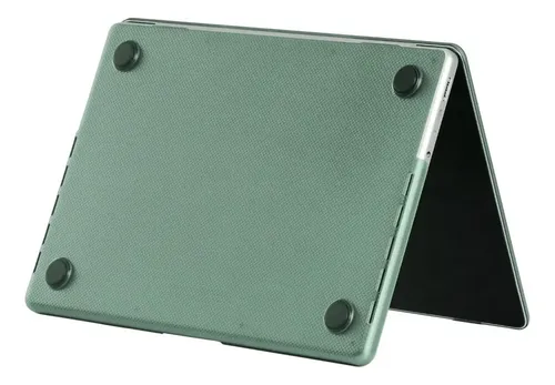 Estuche Protector Macbook M1 M2 M3 M4 M5 Pro Max 14 A2442 Verde Musgo - Imagen 4