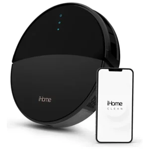 Ihome Autovac - Robot Aspirador 2 En 1 + Trapeador Habilita. Color Eclipse Negro