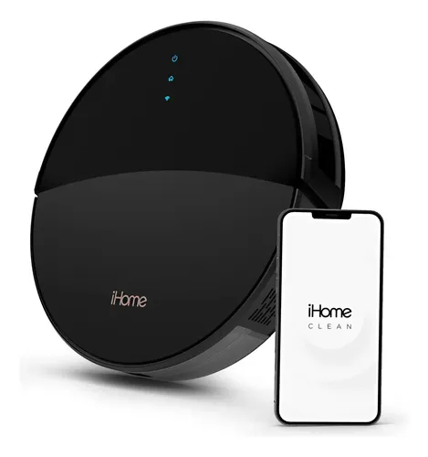 Ihome Autovac - Robot Aspirador 2 En 1 + Trapeador Habilita. Color Eclipse Negro