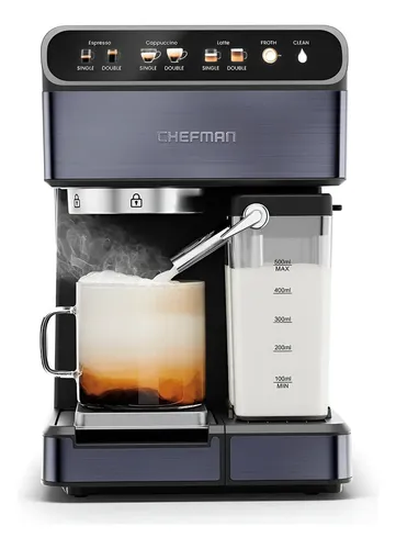 Cafetera Chefman Barista Pro Digital 6 En 1 Automatica 1.8 L Azul