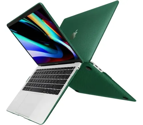 Estuche Protector Macbook Air Intel M1 13.3 Pulgadas A1932 Verde