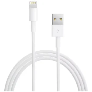 Cable Carga Usb Compatible Lightning iPhone Datos Color Blanco