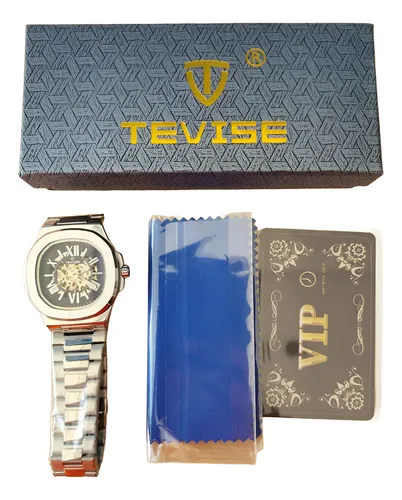 Reloj Tevise Automático De Lujo Para Hombre Acero Inoxidable - Imagen 2