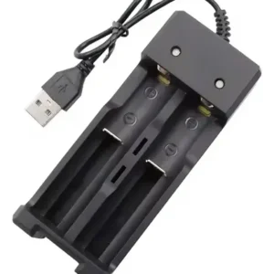 Cargador Baterías 18650 Litio Doble Conector Usb Universal