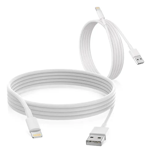 Cable De Carga Para iPhone Conector Lightning A Usb 1m Apple Blanco - Imagen 3
