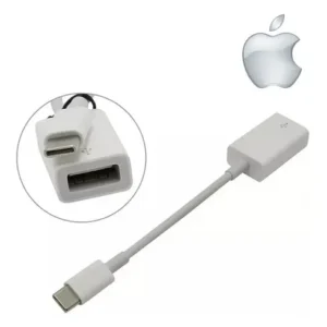 Adaptador Usb C A Usb Cable Apple Original Macbook  Blanco