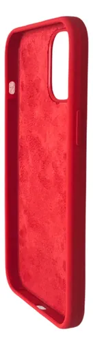 Estuche Case Carcasa Silicona Compatible Con 16 Pro Max Rojo Liso - Imagen 3