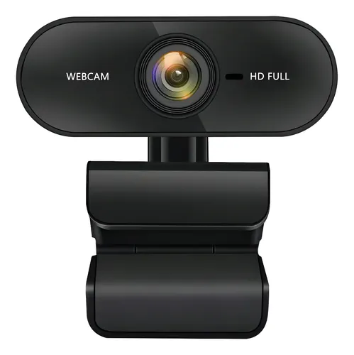 Camara Web Cam Pc Full Hd 1080p Webcam Windows, Mac, Android Negro
