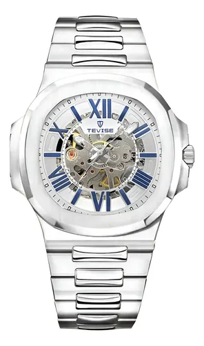 Reloj Tevise Automático De Lujo Para Hombre Acero Inoxidable - Imagen 7