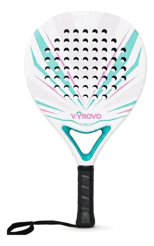 Pala Pádel Carbono Potencia 3d 38mm 360g Vyrovo Raqueta Blanco