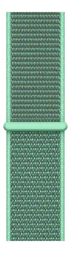 Pulsera De Nylon Compatible Con Apple Watch 42mm / 44mm Menta 2.3 Cm - Imagen 4