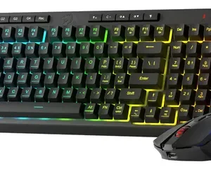 Combo Inalámbrico De Teclado Y Ratón Para Juegos Redragon S1 S151 Wt Negro