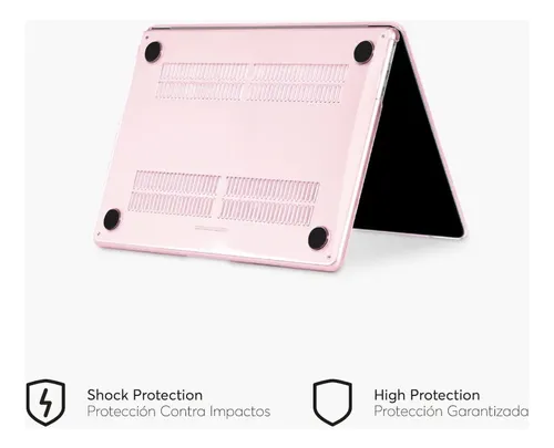 Estuche Protector Macbook M2 M3 M4 M5 Air 13.6 A2681 Rosa - Imagen 5