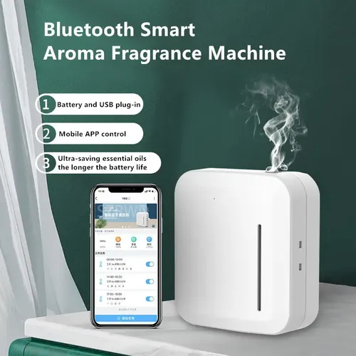 Difusor Aromas Profesional Esencia Aceites Inteligente Wifi Blanco - Imagen 6