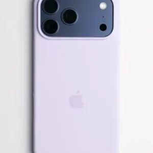Estuche Case Carcasa Silicona Compatible Con iPhone 17 Pro Lila Liso