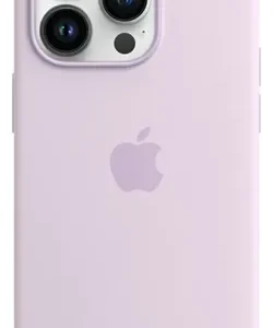 Estuche Case Carcasa Silicona Compatible Con iPhone 16 Pro Lila Liso