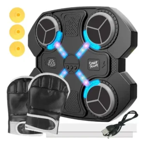 Maquina De Boxeo Musical Bluetooth Con Guantes