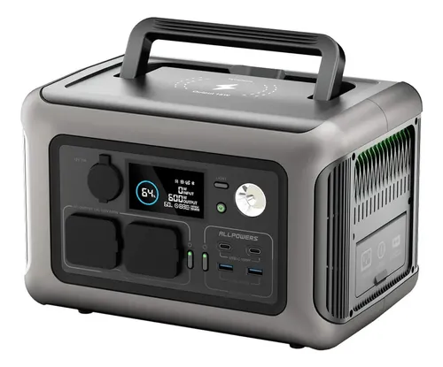 Estación Energía Portátil Ups 600w Allpowers R600 Generador