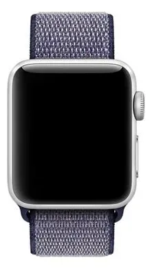 Pulsera De Nylon Compatible Con Apple Watch 38mm / 40mm Morado 2.3 Cm - Imagen 2