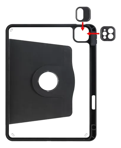 Estuche Compatible Protector Apple iPad Pro 11 M4 M5 Negro - Imagen 2