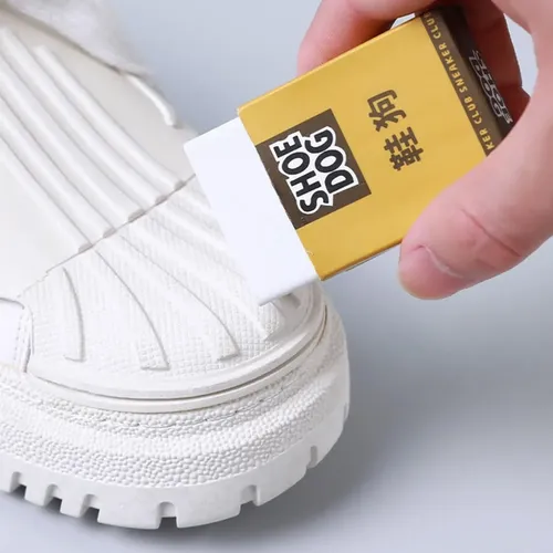 Limpiador De Calzado Shoe Dog Sneaker Club Gamuza Cuero Blanco - Imagen 4