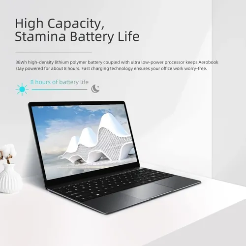 Laptop Herobook Chuwi Pro Lenovo Windows 10 Teletrabajo Space Gray - Imagen 7
