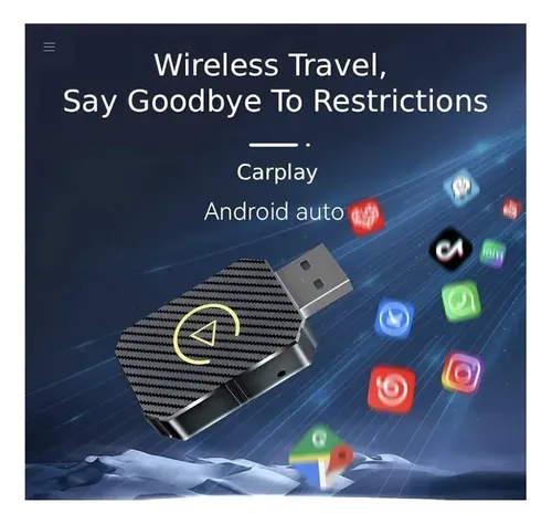 Adaptador Carplay Y Android Auto Wireless Play Inalambrico - Imagen 5